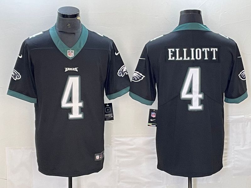 Men Men Philadelphia Eagles 4 Elliott Black New Nike Vapor Untouchable Limited NFL Jersey